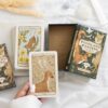 Baralho de oraculo Woodland Wardens Oracle Cards com ilustracoes de guardioes da floresta