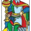Baralho de tarot CBD Tarot De Marseille com 78 cartas reprodução fiel da tradição francesa