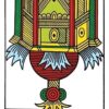 Baralho de tarot CBD Tarot De Marseille com 78 cartas reprodução fiel da tradição francesa