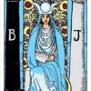 Baralho de tarot Miniature Rider-Waite em formato miniatura para levar no bolso