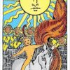 Baralho de tarot Miniature Rider-Waite em formato miniatura para levar no bolso