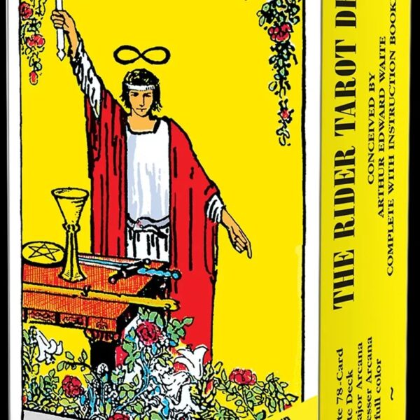 Baralho de tarot Rider-Waite com 78 cartas, o tarot clássico universal