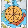Baralho de tarot Rider-Waite com 78 cartas, o tarot clássico universal