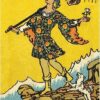 Baralho de tarot Smith-Waite Borderless com 78 cartas sem moldura