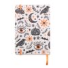 Caderno A5 Frightful Folk com design de tradições populares e capa decorada
