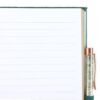 Caderno A5 Livro da Abundância com capa em veludo e caneta incluída
