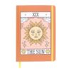 Caderno A5 The Sun Vintage Tarot com ilustração retro de O Sol na capa
