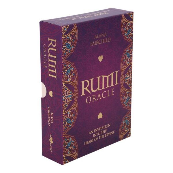 Baralho de oráculo Rumi Oracle Cards com poesia do místico persa Rumi