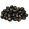 Set de 25 runas em ónix negro com símbolos Futhark Antigo gravados e bolsa de protecção, Sopro d’Alma