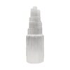 Monólito de selenite natural de 15cm com brilho translúcido e presença marcante