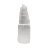 Monólito de selenite natural de 15cm com brilho translúcido e presença marcante