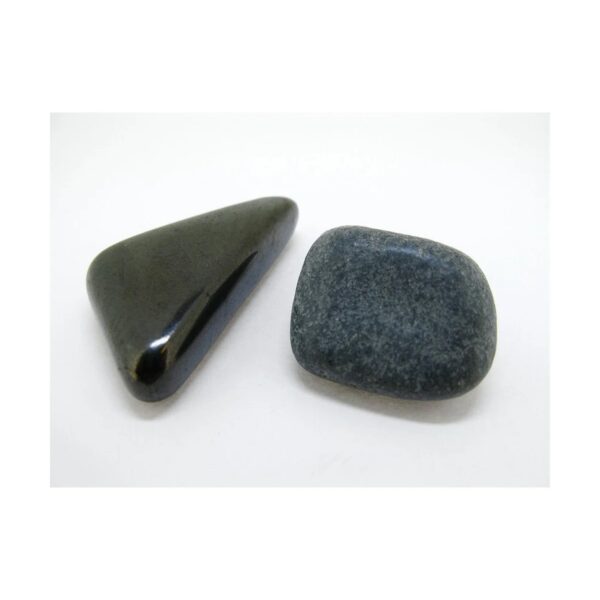 Pack de pedras roladas harmonizadoras de shungite e tulikivi de 3cm