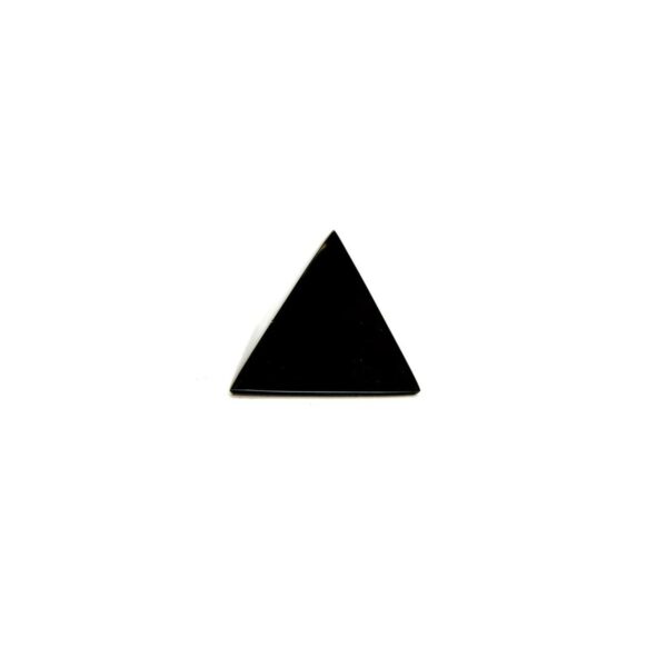 Pirâmide grande de obsidiana negra polida 7x7 cm e 195 gramas, para altar principal, proteção e trabalho espiritual, Sopro d’Alma