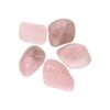 Quartzo rosa rolado 5cm, rosa suave translúcido, pedra do amor e autocompaixão, Sopro d’Alma