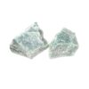 Quartzo verde natural em bruto de 4 a 6cm com tons verdes organicos