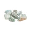 Quartzo verde natural em bruto de 4 a 6cm com tons verdes organicos