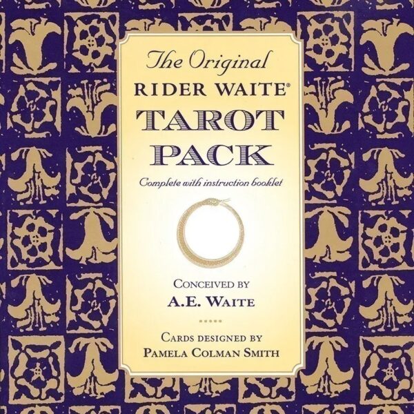 Set Original Rider-Waite Tarot com baralho de 78 cartas e livro de referência