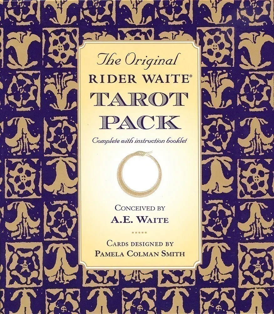 Set Original Rider-Waite Tarot com baralho de 78 cartas e livro de referência