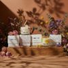 Vela Botânica de Cera de Soja Agnes & Cat: Aroma Rydal Oudh