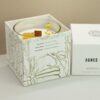 Vela Botânica de Cera de Soja Agnes & Cat: Aroma Rydal Oudh